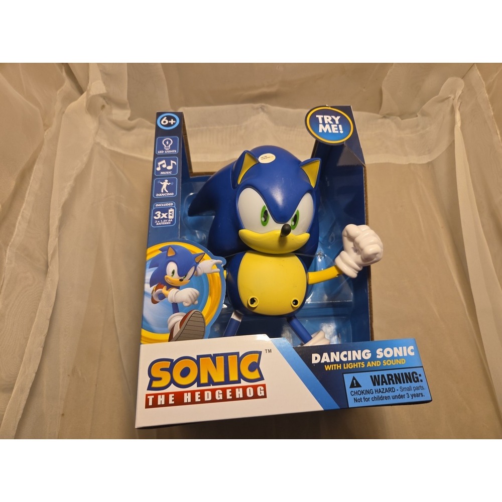 NEW Sonic The Hedgehog Dancing‎ LIGHT UP SOUND limited Edition Edition 10"Figure